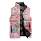 Personalized Pink Galah Fight for Hope and Healing Sleeveless Puffer Jacket Australia’s Breast Cancer Awareness - Aussie Hoodie