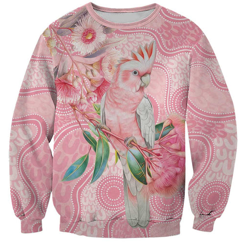 Personalized Pink Galah Fight for Hope and Healing Sweatshirt Australia’s Breast Cancer Awareness - Aussie Hoodie