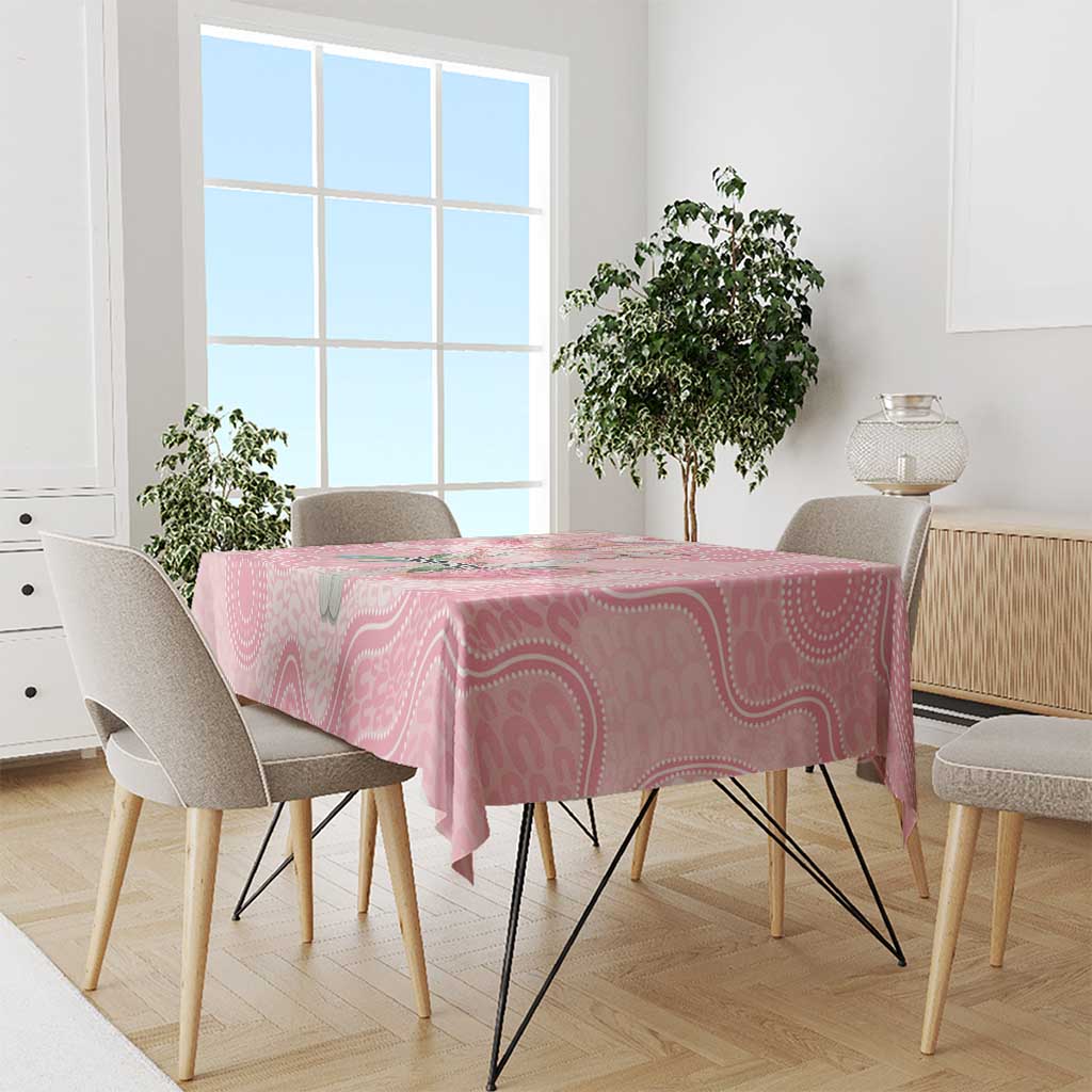 Personalized Pink Galah Fight for Hope and Healing Tablecloth Australia’s Breast Cancer Awareness - Aussie Hoodie