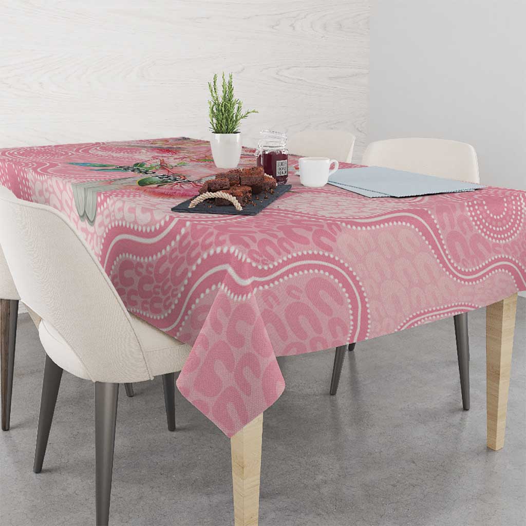 Personalized Pink Galah Fight for Hope and Healing Tablecloth Australia’s Breast Cancer Awareness - Aussie Hoodie