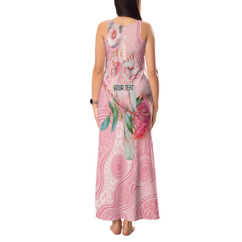 Personalized Pink Galah Fight for Hope and Healing Tank Maxi Dress Australia’s Breast Cancer Awareness - Aussie Hoodie