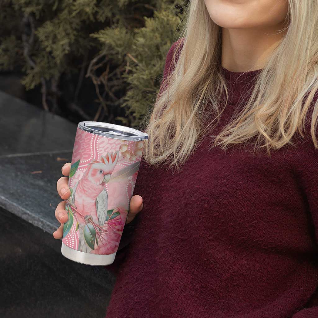 Personalized Pink Galah Fight for Hope and Healing Tumbler Cup Australia’s Breast Cancer Awareness - Aussie Hoodie