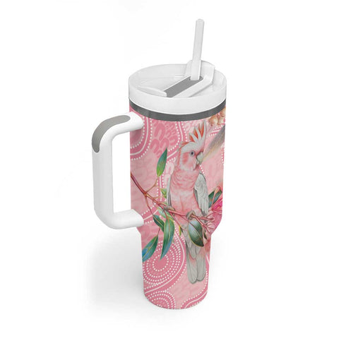 Personalized Pink Galah Fight for Hope and Healing Tumbler With Handle Australia’s Breast Cancer Awareness - Aussie Hoodie