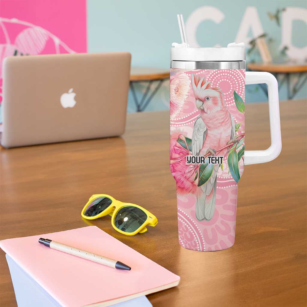 Personalized Pink Galah Fight for Hope and Healing Tumbler With Handle Australia’s Breast Cancer Awareness - Aussie Hoodie