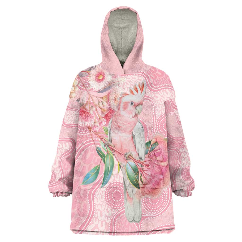 Personalized Pink Galah Fight for Hope and Healing Wearable Blanket Hoodie Australia’s Breast Cancer Awareness - Aussie Hoodie