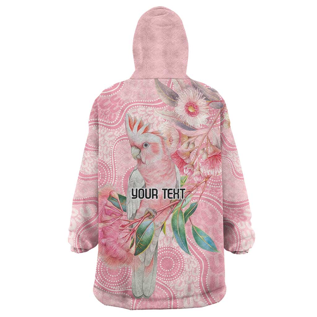Personalized Pink Galah Fight for Hope and Healing Wearable Blanket Hoodie Australia’s Breast Cancer Awareness - Aussie Hoodie