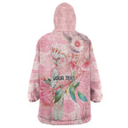 Personalized Pink Galah Fight for Hope and Healing Wearable Blanket Hoodie Australia’s Breast Cancer Awareness - Aussie Hoodie