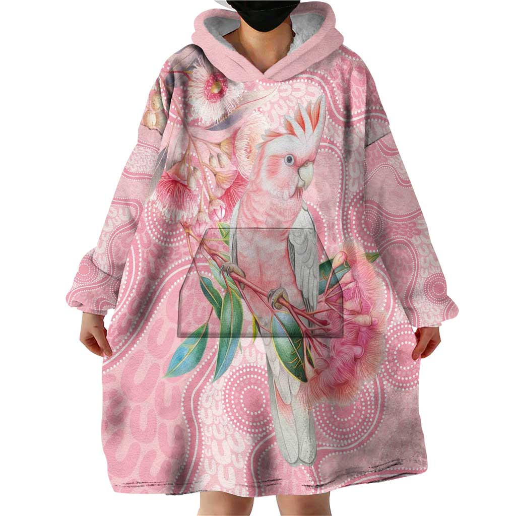 Personalized Pink Galah Fight for Hope and Healing Wearable Blanket Hoodie Australia’s Breast Cancer Awareness - Aussie Hoodie