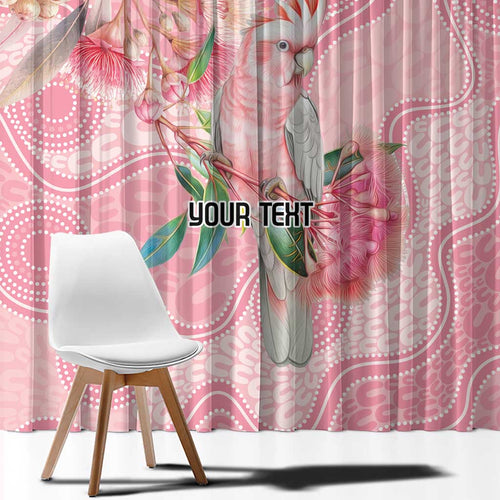 Personalized Pink Galah Fight for Hope and Healing Window Curtain Australia’s Breast Cancer Awareness - Aussie Hoodie