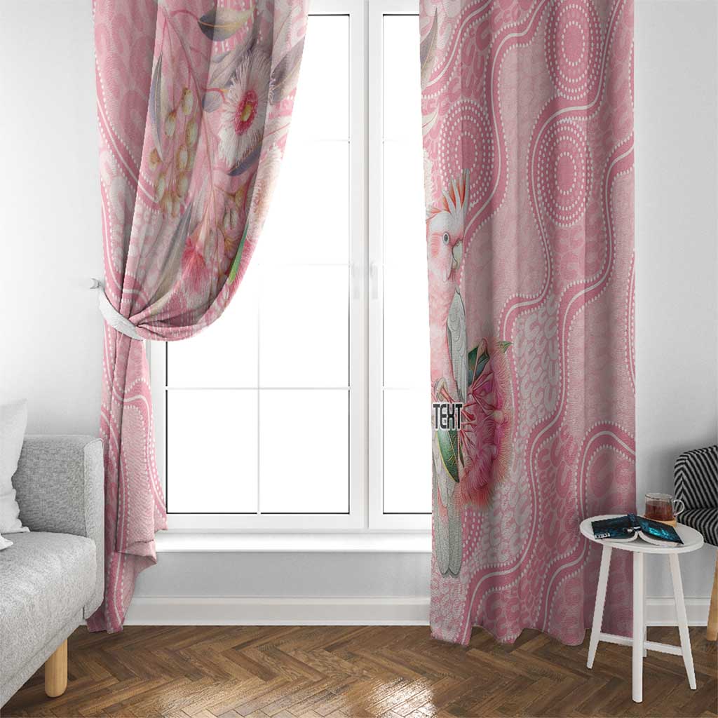 Personalized Pink Galah Fight for Hope and Healing Window Curtain Australia’s Breast Cancer Awareness - Aussie Hoodie