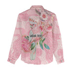 Personalized Pink Galah Fight for Hope and Healing Women Casual Shirt Australia’s Breast Cancer Awareness - Aussie Hoodie