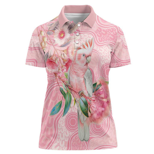 Personalized Pink Galah Fight for Hope and Healing Women Polo Shirt Australia’s Breast Cancer Awareness - Aussie Hoodie