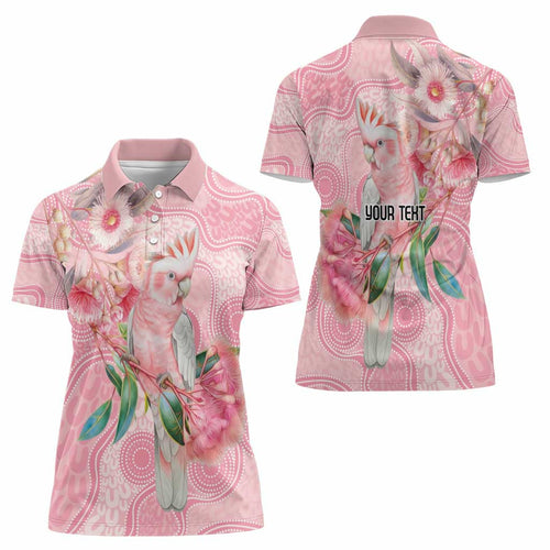 Personalized Pink Galah Fight for Hope and Healing Women Polo Shirt Australia’s Breast Cancer Awareness - Aussie Hoodie