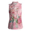 Personalized Pink Galah Fight for Hope and Healing Women Sleeveless Polo Shirt Australia’s Breast Cancer Awareness - Aussie Hoodie