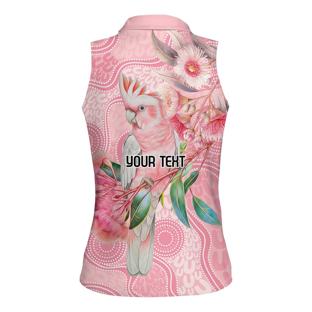 Personalized Pink Galah Fight for Hope and Healing Women Sleeveless Polo Shirt Australia’s Breast Cancer Awareness - Aussie Hoodie