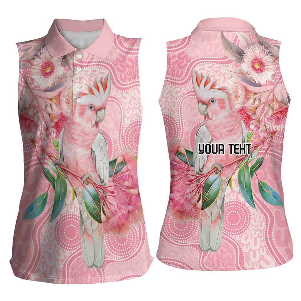 Personalized Pink Galah Fight for Hope and Healing Women Sleeveless Polo Shirt Australia’s Breast Cancer Awareness - Aussie Hoodie