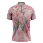 Personalized Pink Galah Fight for Hope and Healing Zipper Polo Shirt Australia’s Breast Cancer Awareness - Aussie Hoodie