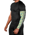 Australia Rugby Kangaroo Arm Sleeves White Aboriginal Dot Geometry