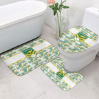 Australia Rugby Kangaroo Bathroom Set White Aboriginal Dot Geometry