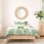 Australia Rugby Kangaroo Bedding Set White Aboriginal Dot Geometry