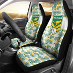 Australia Rugby Kangaroo Car Seat Cover White Aboriginal Dot Geometry