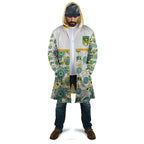 Australia Rugby Kangaroo Cloak White Aboriginal Dot Geometry