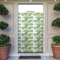 Australia Rugby Kangaroo Door Cover White Aboriginal Dot Geometry
