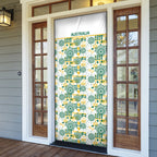 Australia Rugby Kangaroo Door Cover White Aboriginal Dot Geometry