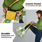 Australia Rugby Kangaroo Grocery Bag White Aboriginal Dot Geometry