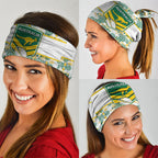 Australia Rugby Kangaroo Neck Gaiter White Aboriginal Dot Geometry