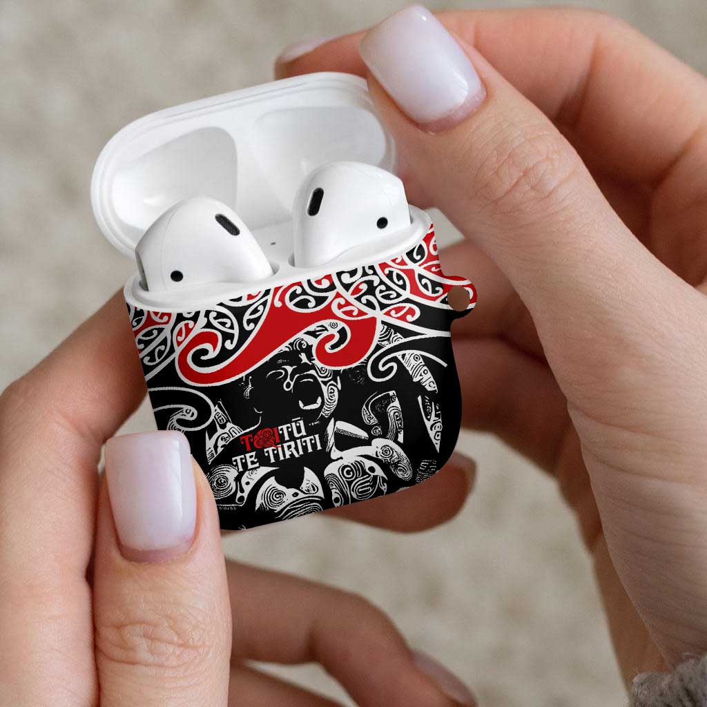 Aotearoa Toitu Te Tiriti AirPods Case New Zealand Stand Together Stand Stronger - Aussie Hoodie
