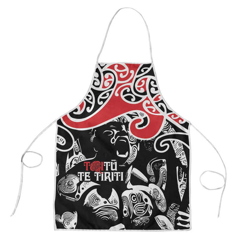 Aotearoa Toitu Te Tiriti Apron New Zealand Stand Together Stand Stronger - Aussie Hoodie