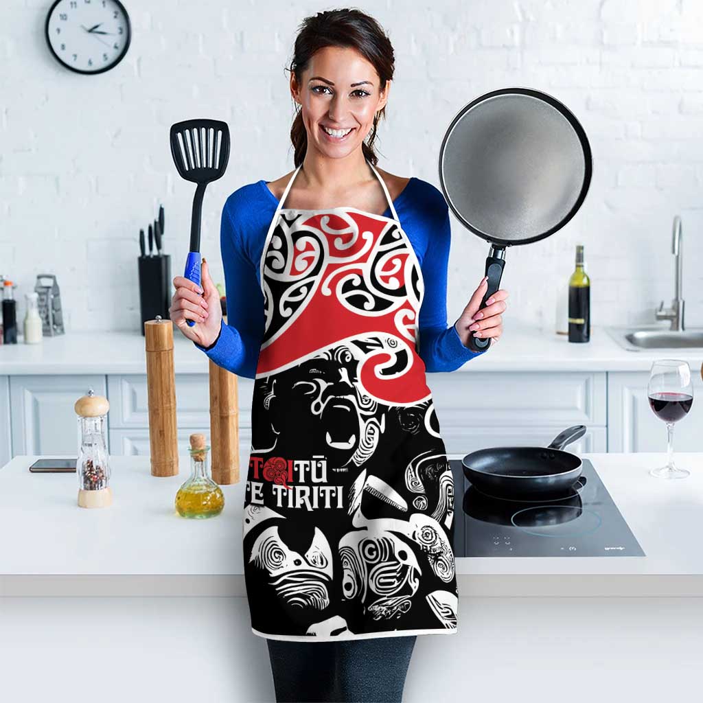 Aotearoa Toitu Te Tiriti Apron New Zealand Stand Together Stand Stronger - Aussie Hoodie