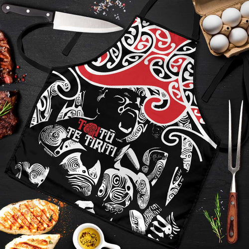 Aotearoa Toitu Te Tiriti Apron New Zealand Stand Together Stand Stronger - Aussie Hoodie