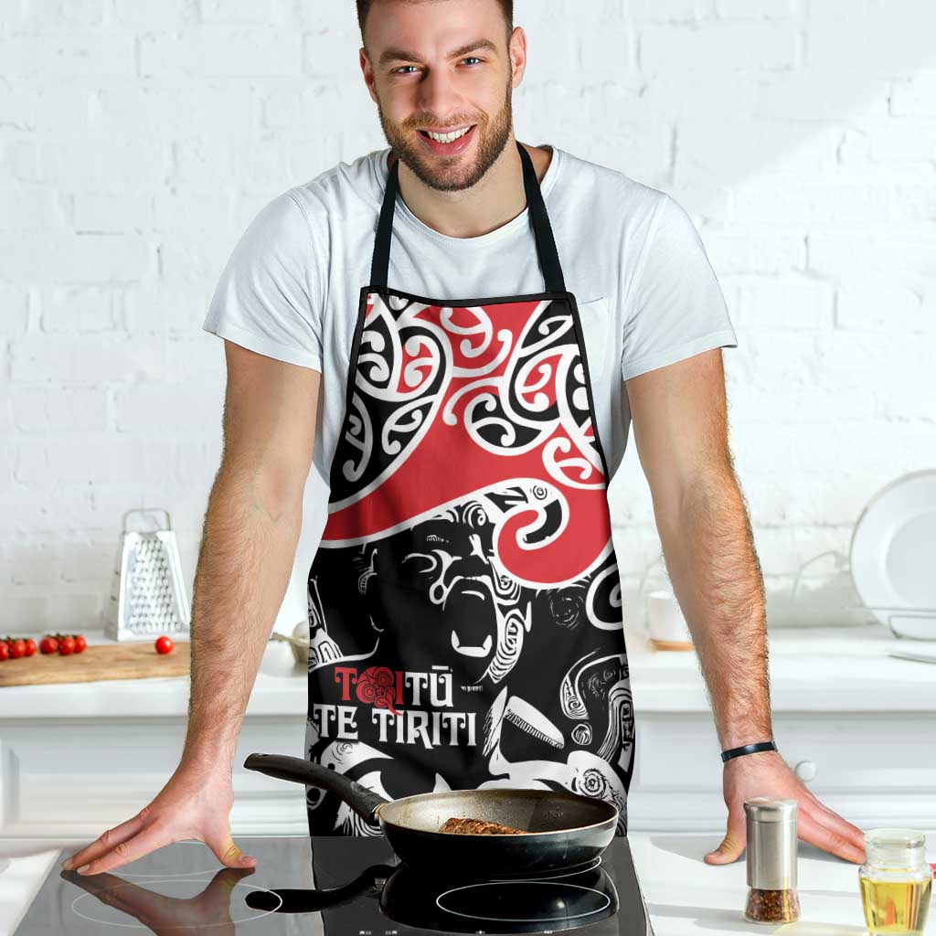 Aotearoa Toitu Te Tiriti Apron New Zealand Stand Together Stand Stronger - Aussie Hoodie