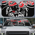 Aotearoa Toitu Te Tiriti Auto Sun Shade New Zealand Stand Together Stand Stronger - Aussie Hoodie