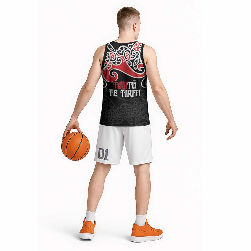 Aotearoa Toitu Te Tiriti Basketball Jersey New Zealand Stand Together Stand Stronger - Aussie Hoodie
