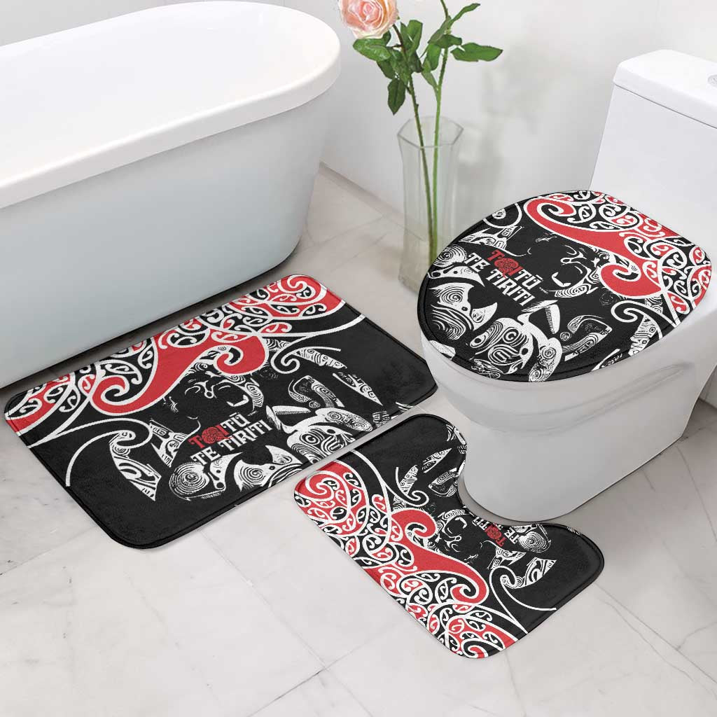 Aotearoa Toitu Te Tiriti Bathroom Set New Zealand Stand Together Stand Stronger - Aussie Hoodie