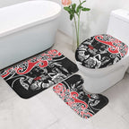 Aotearoa Toitu Te Tiriti Bathroom Set New Zealand Stand Together Stand Stronger - Aussie Hoodie
