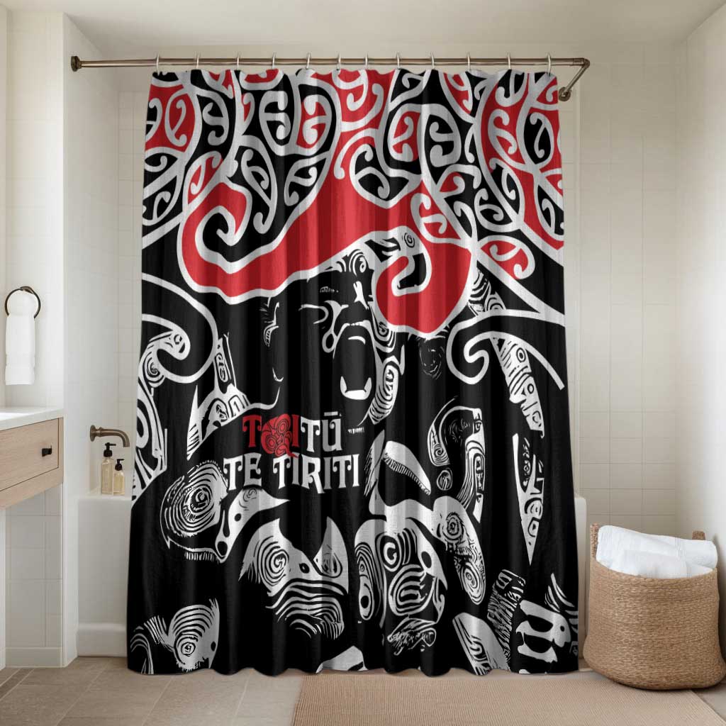 Aotearoa Toitu Te Tiriti Bathroom Set New Zealand Stand Together Stand Stronger - Aussie Hoodie