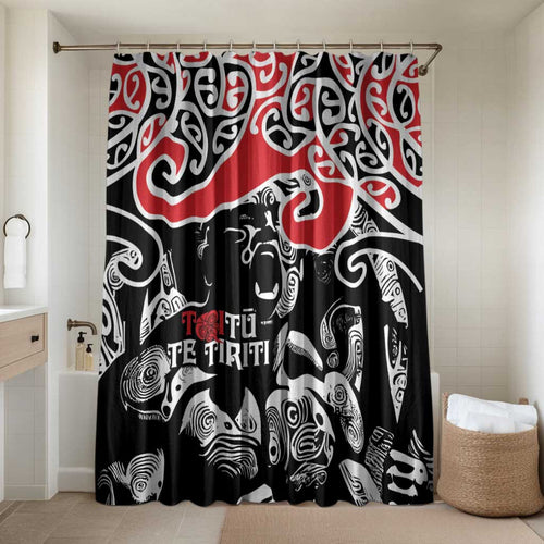 Aotearoa Toitu Te Tiriti Bathroom Set New Zealand Stand Together Stand Stronger - Aussie Hoodie