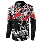 Aotearoa Toitu Te Tiriti Button Sweatshirt New Zealand Stand Together Stand Stronger