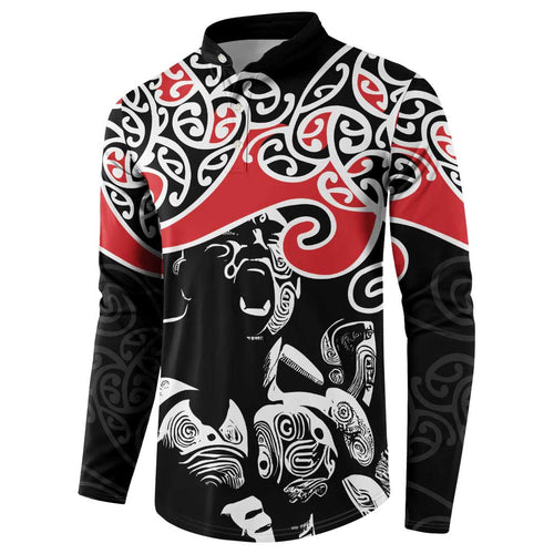 Aotearoa Toitu Te Tiriti Button Sweatshirt New Zealand Stand Together Stand Stronger