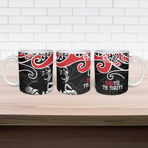 Aotearoa Toitu Te Tiriti Ceramic Mug New Zealand Stand Together Stand Stronger - Aussie Hoodie