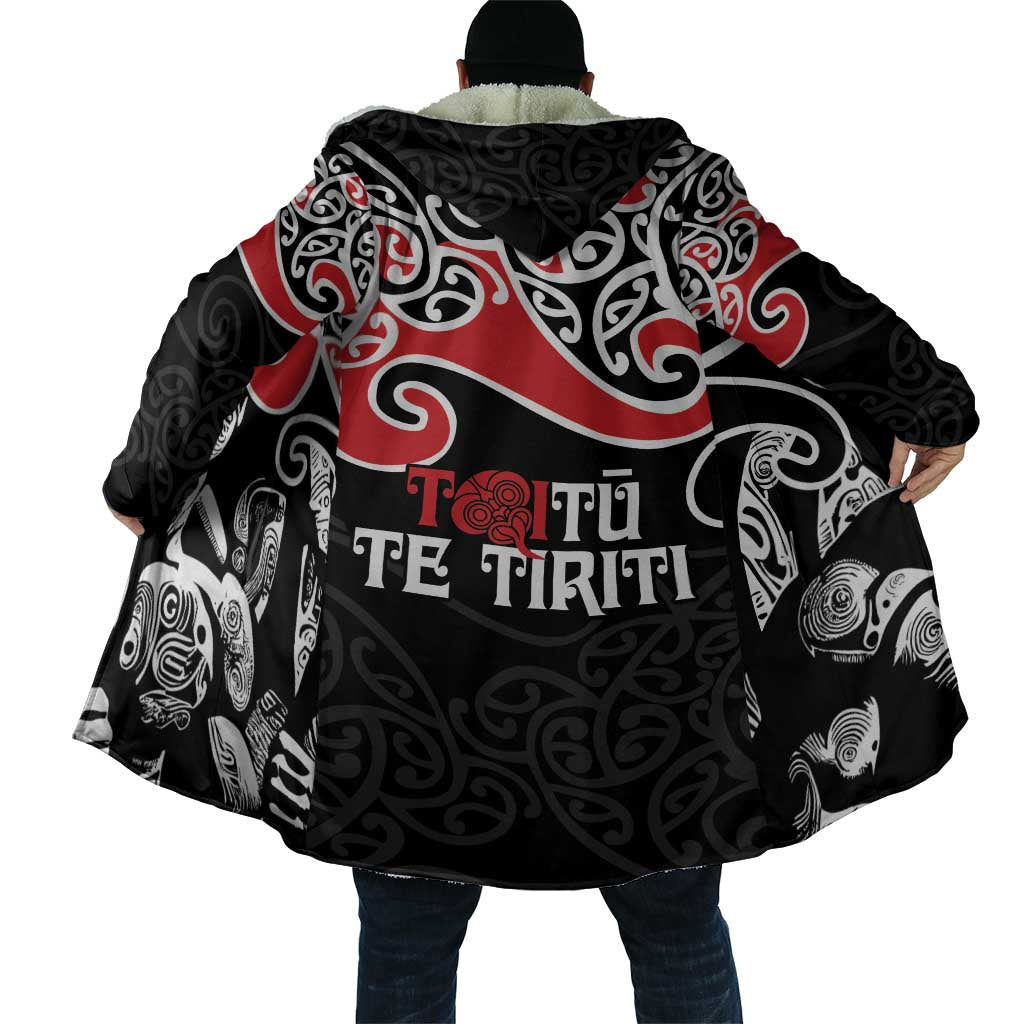 Aotearoa Toitu Te Tiriti Cloak New Zealand Stand Together Stand Stronger - Aussie Hoodie