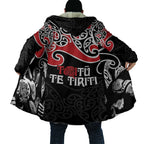 Aotearoa Toitu Te Tiriti Cloak New Zealand Stand Together Stand Stronger - Aussie Hoodie