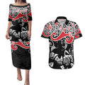 Aotearoa Toitu Te Tiriti Couples Matching Puletasi and Hawaiian Shirt New Zealand Stand Together Stand Stronger