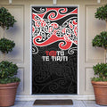 Aotearoa Toitu Te Tiriti Door Cover New Zealand Stand Together Stand Stronger - Aussie Hoodie