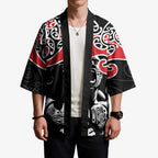 Aotearoa Toitu Te Tiriti Kimono New Zealand Stand Together Stand Stronger - Aussie Hoodie