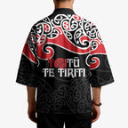 Aotearoa Toitu Te Tiriti Kimono New Zealand Stand Together Stand Stronger - Aussie Hoodie